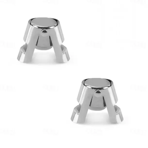 Stainless Steel Champagne Bottle Stopper Vacuum Sealed Sparkling Champagne Wine Bottle Saver Stopper Cap Bottle Opener Bar Tool Portable Stainless Latches Champagne Sparkling Wine Bottle Stopper