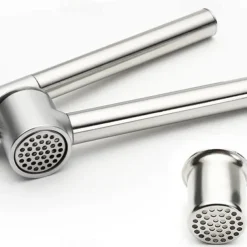 Stainless Steel Garlic Press Hand Garlic Masher Food Crusher Ginger Mud Squeezer Vegetables Chopping Cutter Kitchen Tools