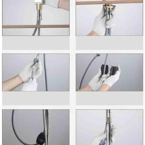 Stainless Steel Kitchen Faucet Pull Out with Sprayer, 360° Swivel Spout Vessel Taps with Cold and Hot Hose