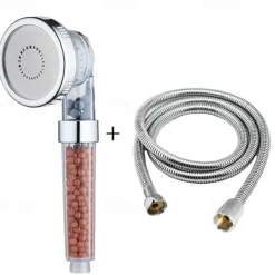 Stainless Steel Shower Head with handheld, Filter Filtration High Pressure Water Saving 3 Mode Function Spray Handheld Showerheads for Dry Skin & Hair