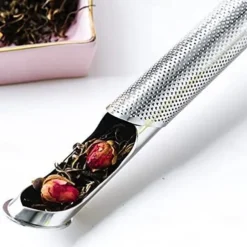 Stainless Steel Tea Infuser - Durable, Easy-Clean Strainer for Loose Leaf Tea - Hangable Design