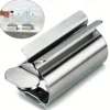Stainless Steel Toothpaste Squeezer & Toothbrush Holder
