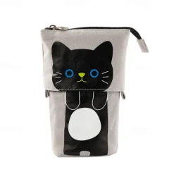 Standing Pencil Case Back to School Cute Telescopic Pen Holder Standing Pencil Pouch Organizer Pop up Pencil Bag Cosmetics Bag Portable Kawaii Stationary