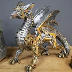 Steampunks Style Animal Sculpture Mechanical Animal Ornament Decoration Heavy Industry Decoration Resin Mechanical Decoration Pendant New Year Decoration