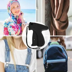 Stitchy Quick Clothing Fixer,Fine Tagging Gun Kit for Clothing Fixer Mini Stitch Gun for Clothes Speedy Sticky Sewing Quilting Hemming Tag Gun