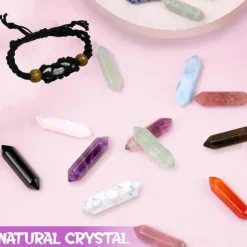 Stone Gift Box Advent Calendar, Gemstone 24 Days Countdown Calendar, Christmas Advent Calendar Polished Collection Toys For Geology Enthusiasts And Crystal Gem Collectors