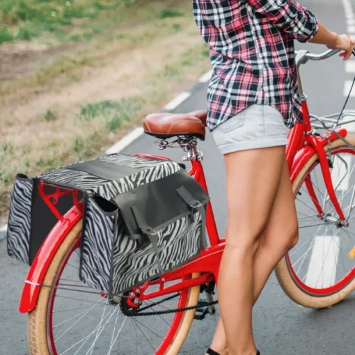 Storage Trunks Bike Hanging Bag Bike Rear Rack Bag Large Capacity Waterproof Bike Trunk Bag Bike Saddle Shopping Bag Support Width Less Than 13 Inches Of The Bike Frame