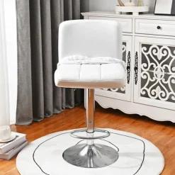 Stretch Bar Stool Cover Pub Counter Stool Chair Slipcover Square Swivel Barstool Chair Cover for Dining Room Cafe Seat Cover Protectors Non Slip with Elastic Bottom