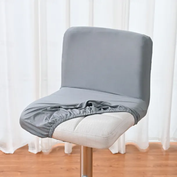 Stretch Bar Stool Cover Pub Counter Stool Chair Slipcover Square Swivel Barstool Chair Cover for Dining Room Cafe Seat Cover Protectors Non Slip with Elastic Bottom