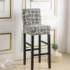Stretch Bar Stool Cover Pub Counter Stool Chair Slipcover for Dining Room Cafe Furniture Seat Cover Stretch Protectors Non Slip with Elastic Bottom