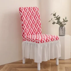 Stretch Bar Stool Dining Chair Cover Elastic Slipcovers for Bar Stools and Dining Chairs Protects Against Spills and Stains Easy to Install and Remove Machine Washable Available in Multiple Colors and Patterns