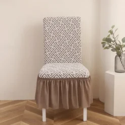 Stretch Bar Stool Dining Chair Cover Elastic Slipcovers for Bar Stools and Dining Chairs Protects Against Spills and Stains Easy to Install and Remove Machine Washable Available in Multiple Colors and Patterns