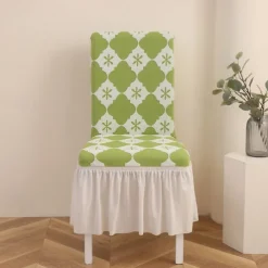 Stretch Bar Stool Dining Chair Cover Elastic Slipcovers for Bar Stools and Dining Chairs Protects Against Spills and Stains Easy to Install and Remove Machine Washable Available in Multiple Colors and Patterns