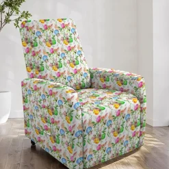 Stretch Chaise Lounge Cover, Durable Slipcovers Furniture Protector, Washable and Anti-Slip, Ideal for Living Room, Bedroom, or Lounge Chair Decor