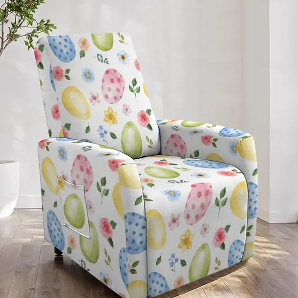 Stretch Chaise Lounge Cover, Durable Slipcovers Furniture Protector, Washable and Anti-Slip, Ideal for Living Room, Bedroom, or Lounge Chair Decor