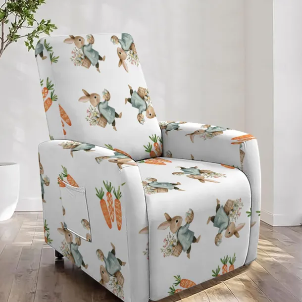 Stretch Chaise Lounge Cover, Durable Slipcovers Furniture Protector, Washable and Anti-Slip, Ideal for Living Room, Bedroom, or Lounge Chair Decor