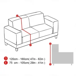 Stretch Couch Covers Burgundy Sectional Sofa Cover For Dogs Pet, Slipcovers For Love Seat, L Shaped,3 Seater, U Shaped, Arm Chair Washable Couch Protector Soft Durable