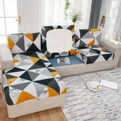 Stretch Couch Cushion Cover Cushion Slipcover for Chair Cushion Furniture Protector Seat Cushion Sofa Cover with Elastic Bottom Washable