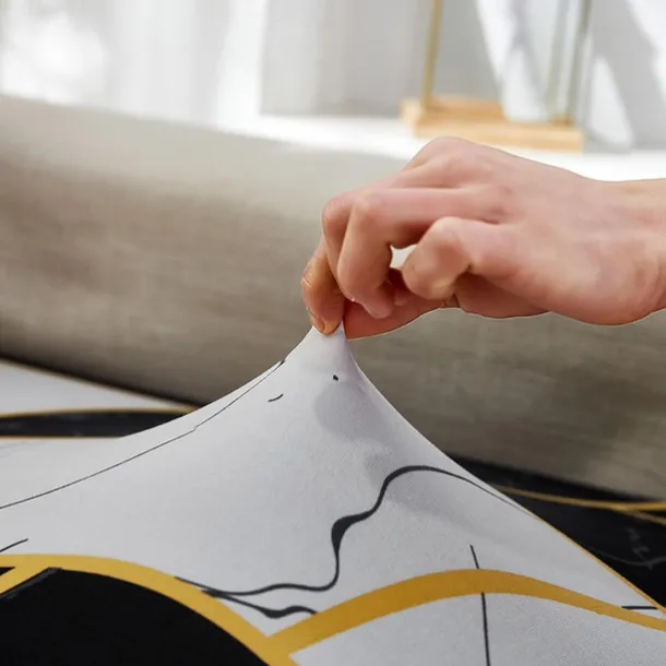 Stretch Couch Cushion Cover Cushion Slipcover for Chair Cushion Furniture Protector Seat Cushion Sofa Cover with Elastic Bottom Washable