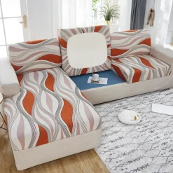 Stretch Couch Cushion Cover Cushion Slipcover for Chair Cushion Furniture Protector Seat Cushion Sofa Cover with Elastic Bottom Washable