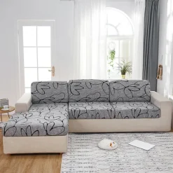 Stretch Couch Cushion Cover Cushion Slipcover for Chair Cushion Furniture Protector Seat Cushion Sofa Cover with Elastic Bottom Washable