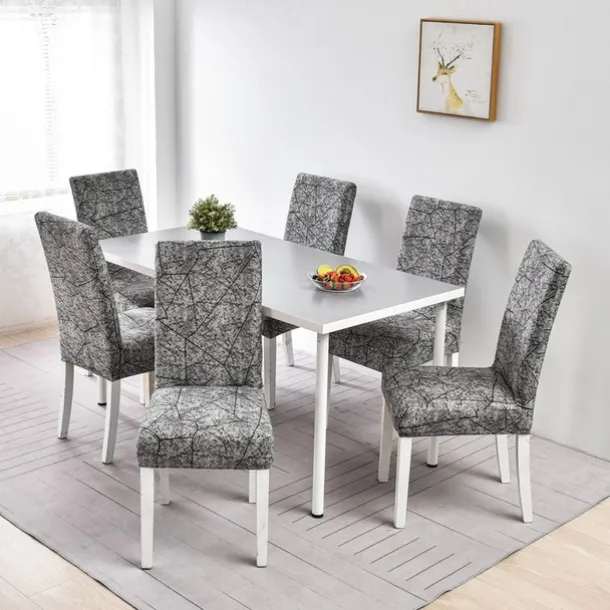 Stretch Dining Chair Cover High Back Dining Chair Cover Soft and Elastic Fabric for a Snug Fit Protects Chairs from Spills, Stains, and Wear Easy to Install and Remove Ideal for Dining Rooms