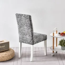Stretch Dining Chair Cover High Back Dining Chair Cover Soft and Elastic Fabric for a Snug Fit Protects Chairs from Spills, Stains, and Wear Easy to Install and Remove Ideal for Dining Rooms