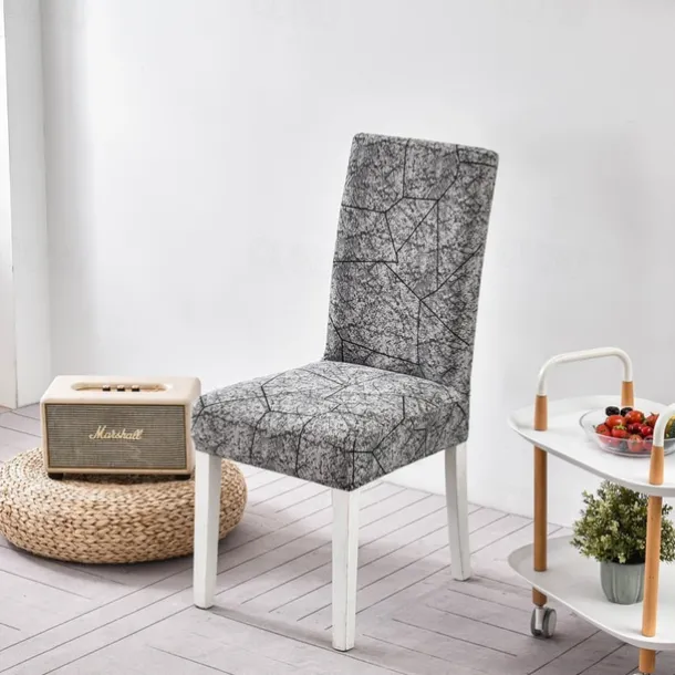 Stretch Dining Chair Cover High Back Dining Chair Cover Soft and Elastic Fabric for a Snug Fit Protects Chairs from Spills, Stains, and Wear Easy to Install and Remove Ideal for Dining Rooms