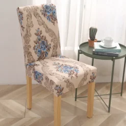 Stretch Dining Chair Cover Elastic and Durable High Back Dining Chair Cover Ideal for Protecting and Refreshing Dining Chairs Adds Comfort and Style to Your Dining Room Decor