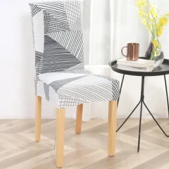 Stretch Dining Chair Cover Elastic and Durable High Back Dining Chair Cover Ideal for Protecting and Refreshing Dining Chairs Adds Comfort and Style to Your Dining Room Decor