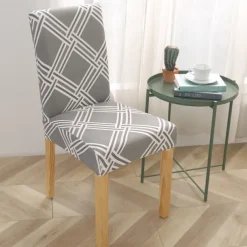 Stretch Dining Chair Cover Elastic and Durable High Back Dining Chair Cover Ideal for Protecting and Refreshing Dining Chairs Adds Comfort and Style to Your Dining Room Decor