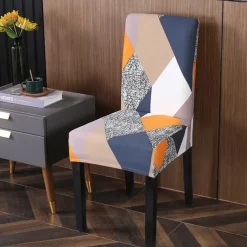 Stretch Dining Chair Cover Elastic and Durable High Back Dining Chair Cover Ideal for Protecting and Refreshing Dining Chairs Adds Comfort and Style to Your Dining Room Decor