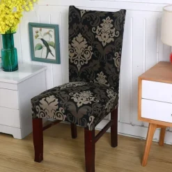 Stretch Dining Chair Cover Elastic and Durable High Back Dining Chair Cover Ideal for Protecting and Refreshing Dining Chairs Adds Comfort and Style to Your Dining Room Decor