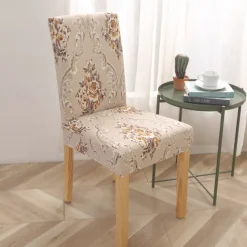 Stretch Dining Chair Cover Elastic and Durable High Back Dining Chair Cover Ideal for Protecting and Refreshing Dining Chairs Adds Comfort and Style to Your Dining Room Decor