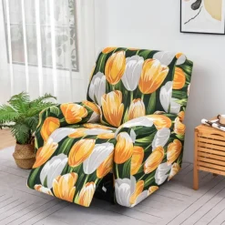 Stretch Floral Recliner Covers Non-slip Massage Lazy Boy Sofa Cover All-inclusive Single Seat Couch Cover Armchair Covers