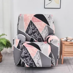 Stretch Floral Recliner Covers Non-slip Massage Lazy Boy Sofa Cover All-inclusive Single Seat Couch Cover Armchair Covers