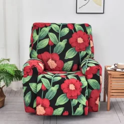 Stretch Floral Recliner Covers Non-slip Massage Lazy Boy Sofa Cover All-inclusive Single Seat Couch Cover Armchair Covers