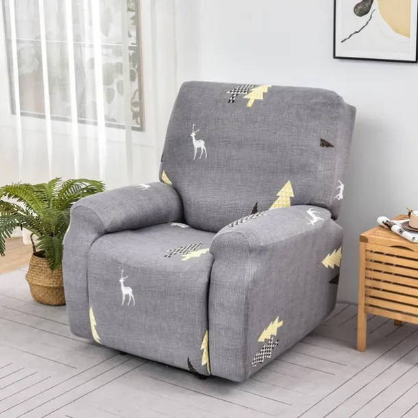Stretch Floral Recliner Covers Non-slip Massage Lazy Boy Sofa Cover All-inclusive Single Seat Couch Cover Armchair Covers
