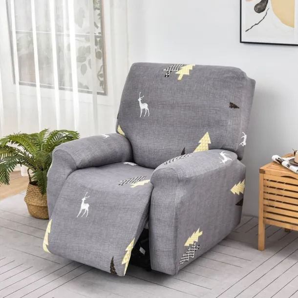 Stretch Floral Recliner Covers Non-slip Massage Lazy Boy Sofa Cover All-inclusive Single Seat Couch Cover Armchair Covers