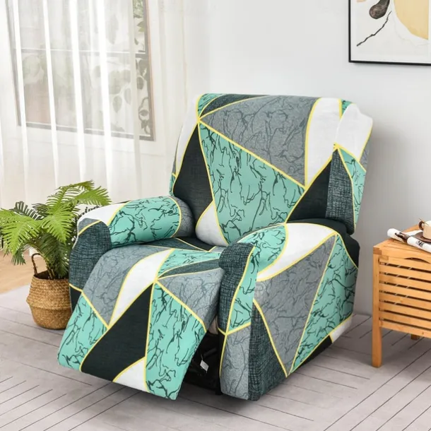 Stretch Floral Recliner Covers Non-slip Massage Lazy Boy Sofa Cover All-inclusive Single Seat Couch Cover Armchair Covers