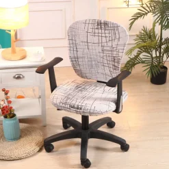 Stretch Office Chair Cover Durable and Flexible Slipcover Perfect for Protecting and Refreshing Your Office Chair Adds Comfort and Style to Your Workspace Decor