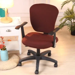 Stretch Office Chair Cover Durable and Flexible Slipcover Perfect for Protecting and Refreshing Your Office Chair Adds Comfort and Style to Your Workspace Decor