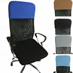 Stretch Office Chair Headrest Cover Slipcover Elastic Comfy Gaming Chair Head Rest Covers for Neck