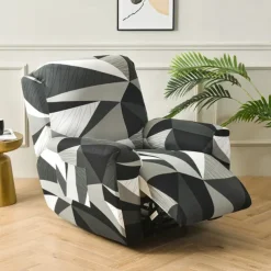 Stretch Recliner Couch Cover Armchair Sofa Cover Sofa Slipcover with Pocket Washable Furniture Protector for Kids, Pets, Dogs, Cats