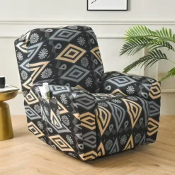 Stretch Recliner Couch Cover Armchair Sofa Cover Sofa Slipcover with Pocket Washable Furniture Protector for Kids, Pets, Dogs, Cats