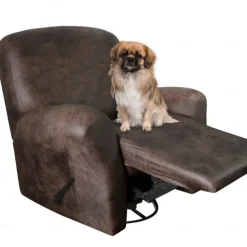 Stretch Recliner Cover Recliner Covers 1 Seater Armchair Couch Slipcover with Side Pocket, Anti-cat Scratch Furniture Protector for Kids, Pets, Dogs, Cats