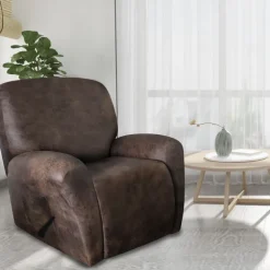 Stretch Recliner Cover Recliner Covers 1 Seater Armchair Couch Slipcover with Side Pocket, Anti-cat Scratch Furniture Protector for Kids, Pets, Dogs, Cats