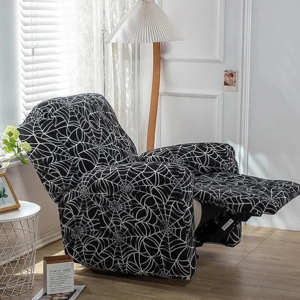 Stretch Recliner Cover Recliner Covers 1 Seater Armchair Couch Slipcover with Elastic Loop, Anti-cat Scratch Furniture Protector for Kids, Pets, Dogs, Cats