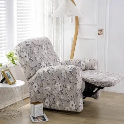 Stretch Recliner Cover Recliner Covers 1 Seater Armchair Couch Slipcover with Elastic Loop, Anti-cat Scratch Furniture Protector for Kids, Pets, Dogs, Cats