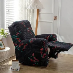 Stretch Recliner Cover Recliner Covers 1 Seater Armchair Couch Slipcover with Elastic Loop, Anti-cat Scratch Furniture Protector for Kids, Pets, Dogs, Cats